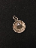 Sombrero Sterling Silver Charm Pendant