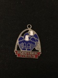 1976 Bicentennial United States Eagle Sterling Silver Charm Pendant