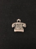 CTO Telephone Company Sterling Silver Charm Pendant