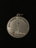 Toronto CN Tower Sterling Silver Charm Pendant