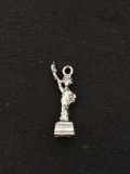 Statue of Liberty Sterling Silver Charm Pendant