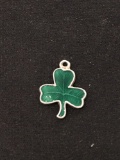 3 Leaf Clover Sterling Silver Charm Pendant