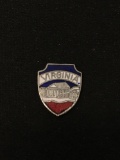 Virginia State Shield Sterling Silver Charm Pendant