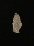 Winnie the Pooh Sterling Silver Charm Pendant