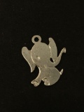 Cartoonish Elephant - Dumby Sterling Silver Charm Pendant