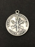 RARE Keys to The Good Life 1970 Convention Sterling Silver Charm Pendant