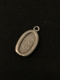 Wedgewood England Floral Sterling Silver Charm Pendant