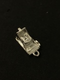 Antique Style Camera Sterling Silver Charm Pendant
