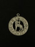 RCMP 1873-1973 Sterling Silver Charm Pendant