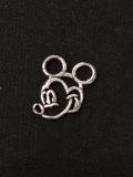 Disney Mickey Mouse Sterling Silver Charm Pendant