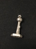 Niagra Falls Observation Tower Sterling Silver Charm Pendant