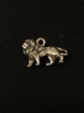 Petite Lion Sterling Silver Charm Pendant