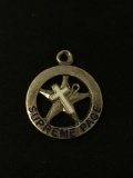 Supreme Page Fraternal Religious Sterling Silver Charm Pendant