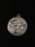 Finally 20 Sterling Silver Charm Pendant