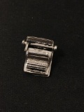 Moving Typewriter Sterling Silver Charm Pendant
