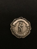 SKHS Basketball 1954 Vintage Sterling Silver Charm Pendant