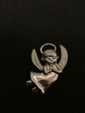 Baby Angel Sterling Silver Charm Pendant