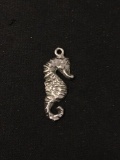 Seahorse Sterling Silver Charm Pendant