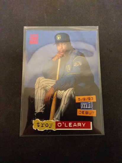 Signed Baseball Card from Collectors Autograph Estate - Troy O'Leary Brewers