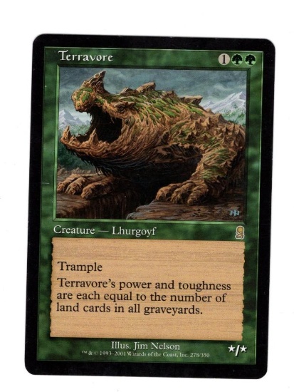 MTG Magic the Gathering TERRAVORE Odyssey Trading Card