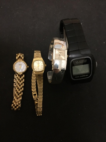 Lot of 4 Vintage Wrist Watches From Estate Collection