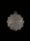 Salt Lake Ciry Round Sterling Silver Charm Pendant