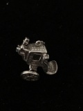 Horse Drawn Carriage Sterling Silver Charm Pendant