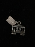Bell Signed San Francisco Cable Car Sterling Silver Charm Pendant