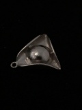 3 Pointed Revolutionary War Hat Sterling Silver Charm Pendant