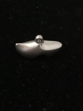Holland Clog Sterling Silver Charm Pendant