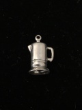 Pitcher Sterling Silver Charm Pendant