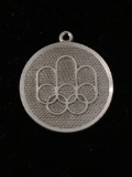 Olympic Rings Sterling Silver Charm Pendant