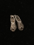 Pair of Womens Shoes Sterling Silver Charm Pendant