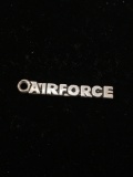 Air Force Sterling Silver Charm Pendant