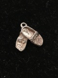 Pair of Shoes Sterling Silver Charm Pendant