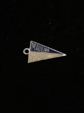 Madera High Pennant Sterling Silver Charm Pendant