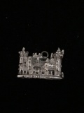 Castle in Toronto Sterling Silver Charm Pendant