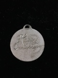 Happy Anniversary Sterling Silver Charm Pendant