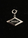 Band Sterling Silver Charm Pendant