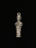Egyptian Mummy Sterling Silver Charm Pendant