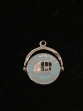 SF Cable Car Sterling Silver Charm Pendant