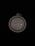 Exciting 19 Sterling Silver Charm Pendant
