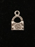 Hand Bag Sterling Silver Charm Pendant