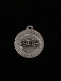 USA White House Sterling Silver Charm Pendant
