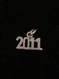 2011 Sterling Silver Charm Pendant