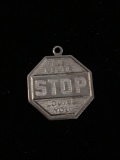Ill Never STOP Loving You Sterling Silver Charm Pendant