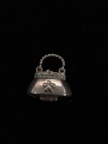 Opening Purse Sterling Silver Charm Pendant