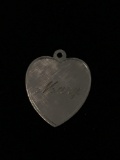 Mary Sterling Silver Charm Pendant