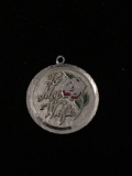 To My Wife Sterling Silver Charm Pendant