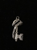 Welcome to The Land of Lincoln Sterling Silver Charm Pendant